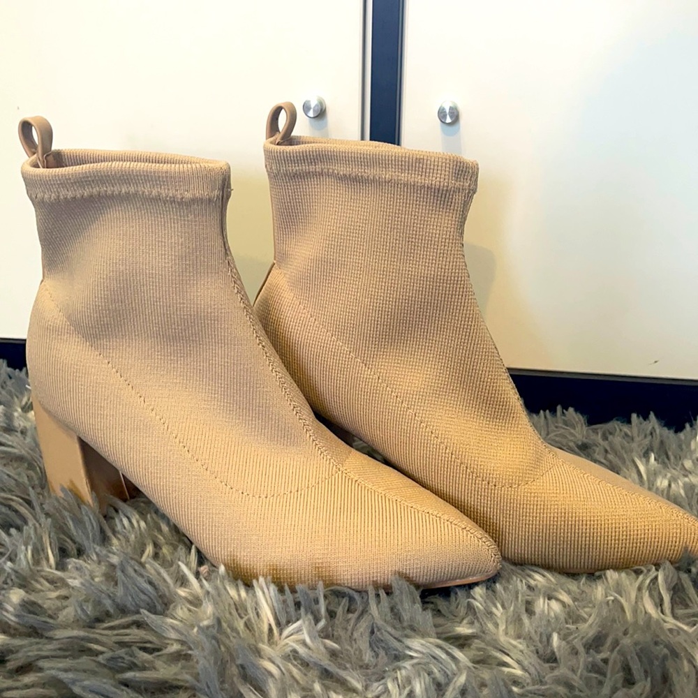 Nude Sock Bootie